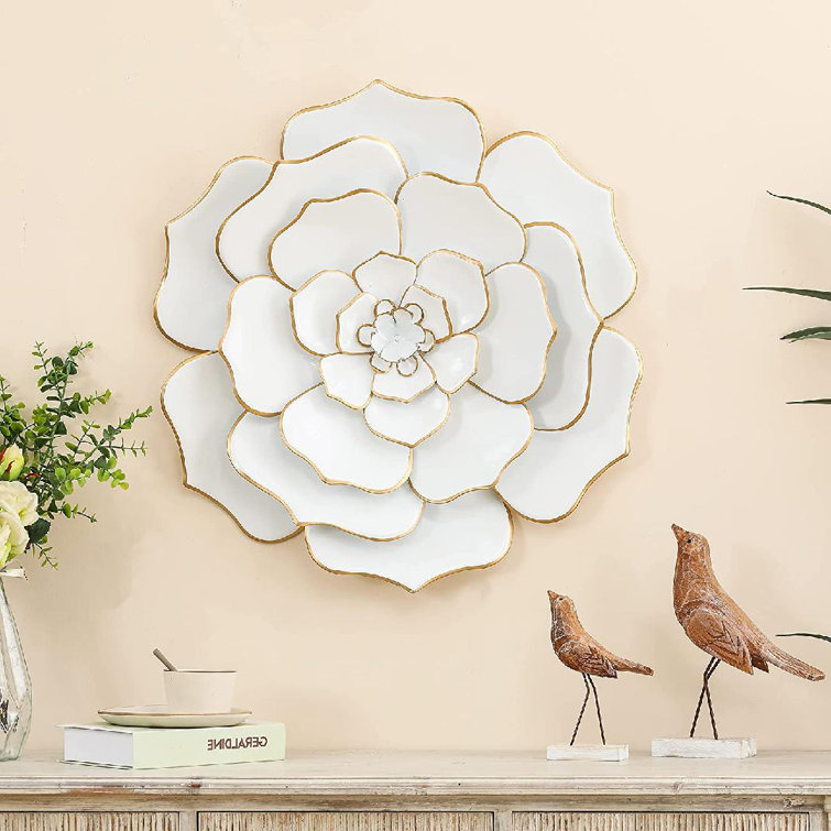Rosdorf Park Metal Flowers Wall Décor Wayfair